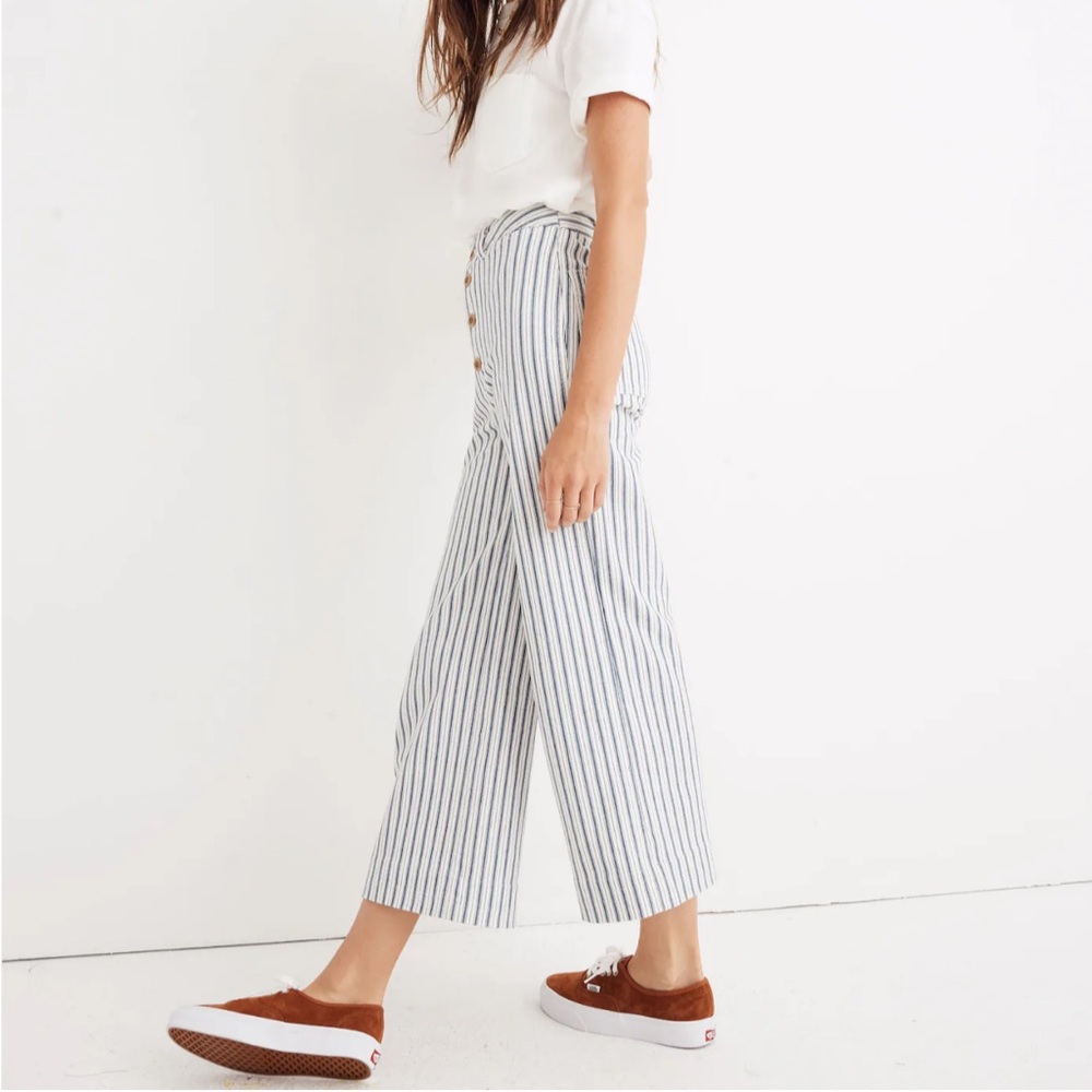 Madewell Emmett Wide-Leg Crop Pants